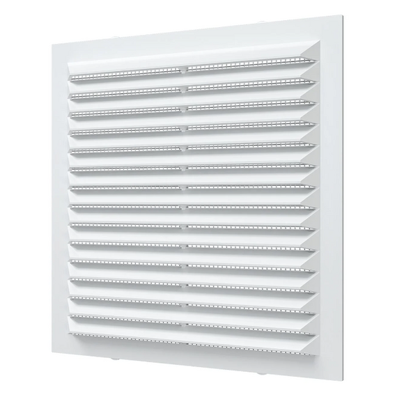 Вытяжная вентиляционная решетка с сеткой из АБС-пластика Era 1313С 13х13 White