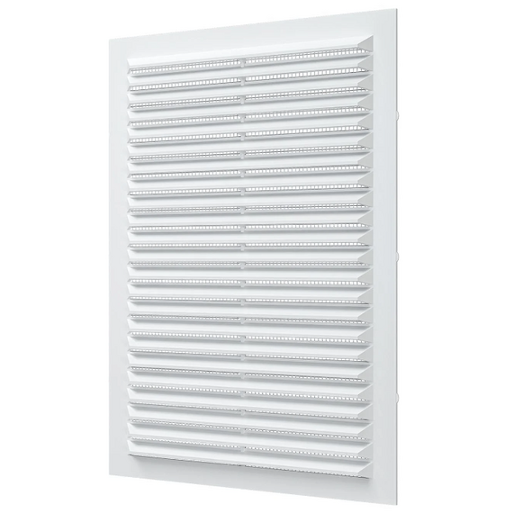 Вытяжная вентиляционная решетка с сеткой из АБС-пластика Era 1724С 17х24 White