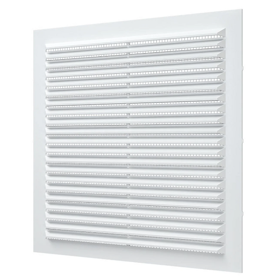Вытяжная вентиляционная решетка с сеткой из АБС-пластика Era 2323С 23x23 White