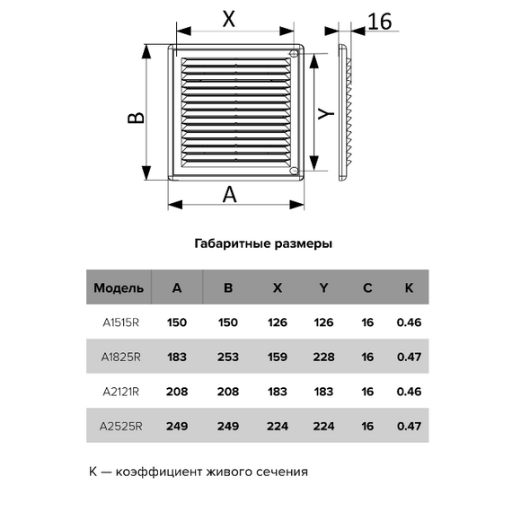 Вытяжная вентиляционная решетка с сеткой и рамкой Auramax A1515R 15х15 WhiteВытяжная вентиляционная решетка с сеткой и рамкой Auramax A1515R 15х15 White[image_num]