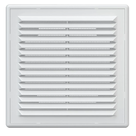 Вытяжная вентиляционная решетка с сеткой и рамкой Era 1515Р 15х15 Brown