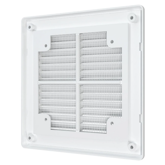 Вытяжная вентиляционная решетка с сеткой и рамкой Era 1515Р 15х15 WhiteВытяжная вентиляционная решетка с сеткой и рамкой Era 1515Р 15х15 White[image_num]