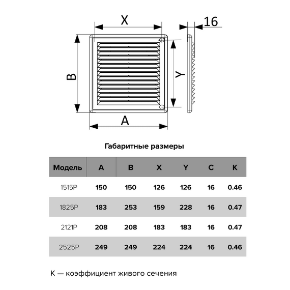 Вытяжная вентиляционная решетка с сеткой и рамкой Era 1515Р 15х15 WhiteВытяжная вентиляционная решетка с сеткой и рамкой Era 1515Р 15х15 White[image_num]