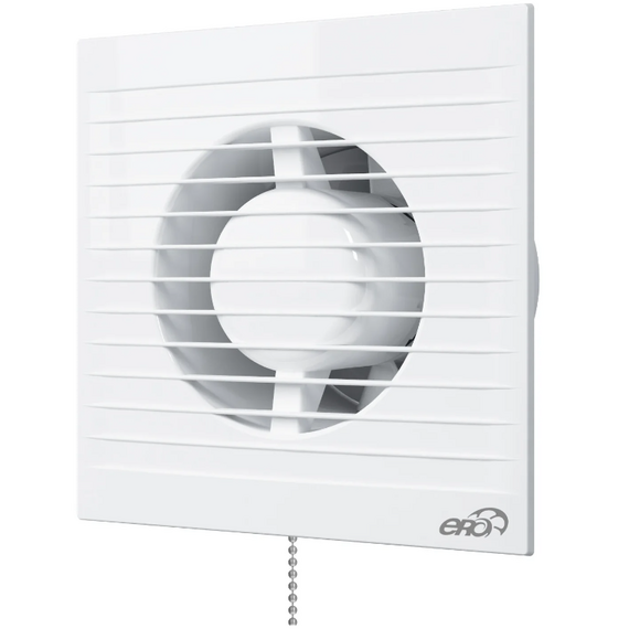 Осевой вытяжной вентилятор с выключателем Era E 100-02 D100 White
