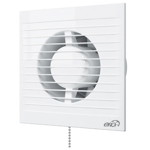 Осевой вытяжной вентилятор с выключателем Era E 125-02 D125 White