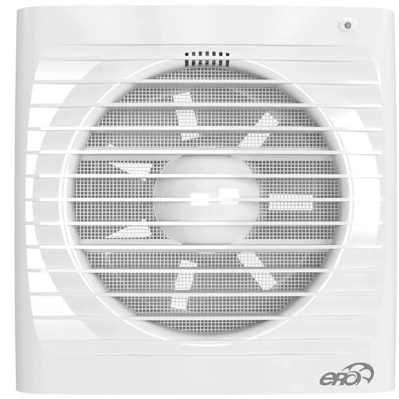 Осевой вытяжной вентилятор с сеткой ERA 5S D125 White