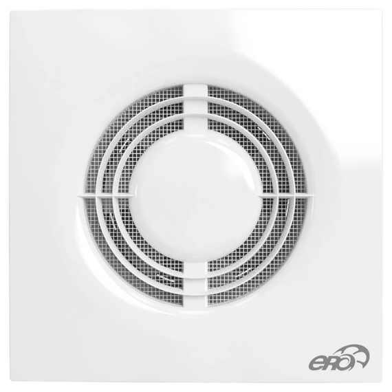 Осевой вытяжной вентилятор с сеткой Era NEO 4S D100 White