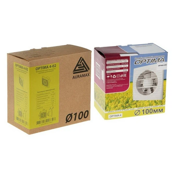 Осевой вытяжной вентилятор с выключателем Auramax Optima 5-02 D125 WhiteОсевой вытяжной вентилятор с выключателем Auramax Optima 5-02 D125 White[image_num]