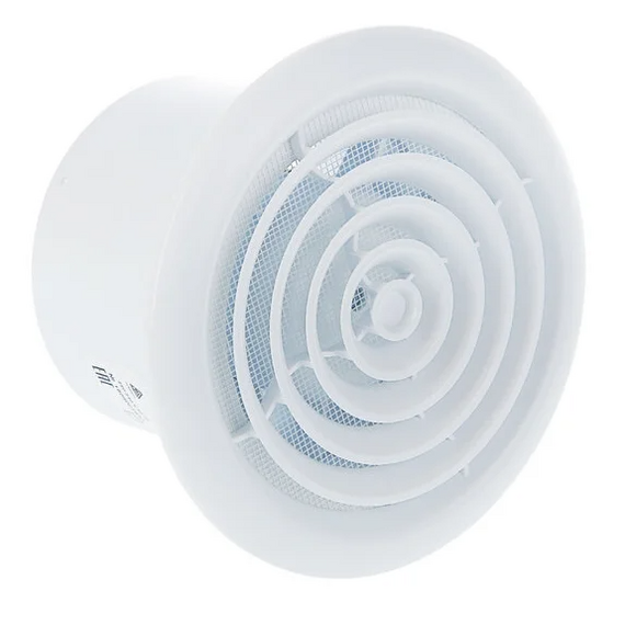 Осевой вытяжной потолочный вентилятор с сеткой Auramax RF 5S D125 WhiteОсевой вытяжной потолочный вентилятор с сеткой Auramax RF 5S D125 White[image_num]