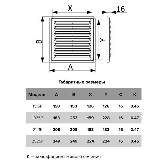 Вытяжная вентиляционная решетка с сеткой и рамкой Era 2525Р 25х25 WhiteВытяжная вентиляционная решетка с сеткой и рамкой Era 2525Р 25х25 White[image_num]