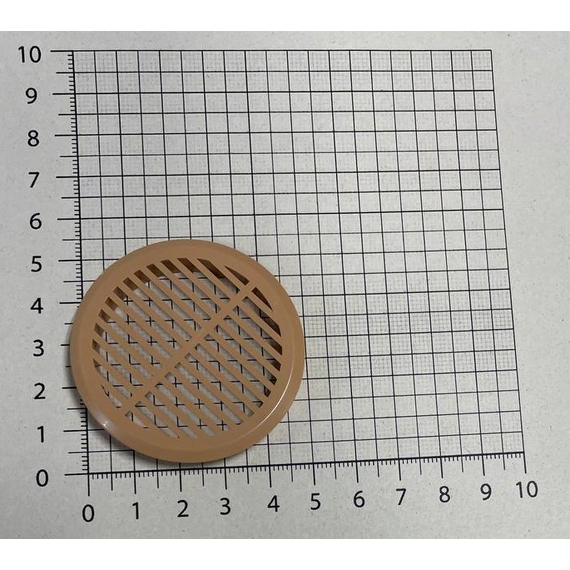 Дверная переточная решетка с фланцем Era 05ДП 1/4 D50 (4 штуки) BeigeДверная переточная решетка с фланцем Era 05ДП 1/4 D50 (4 штуки) Beige[image_num]