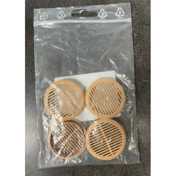 Дверная переточная решетка с фланцем Era 05ДП 1/4 D50 (4 штуки) BeigeДверная переточная решетка с фланцем Era 05ДП 1/4 D50 (4 штуки) Beige[image_num]