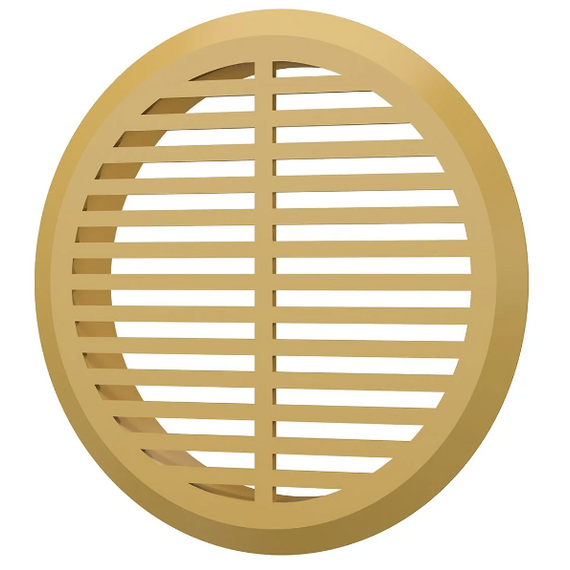 Дверная переточная решетка с фланцем Era 05ДП 1/4 D50 (4 штуки) Beige