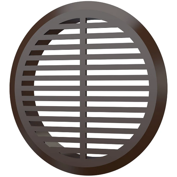 Дверная переточная решетка с фланцем Era 05ДП 1/4 D50 (4 штуки) Brown