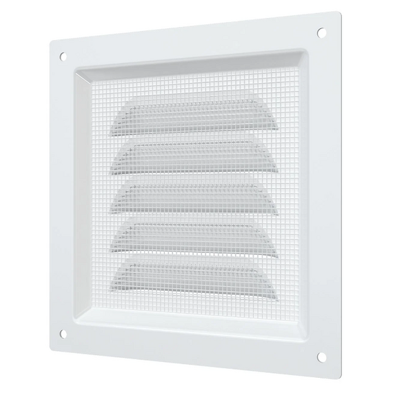 Вытяжная стальная вентиляционная решетка с сеткой Era 1212МЭ 12x12 WhiteВытяжная стальная вентиляционная решетка с сеткой Era 1212МЭ 12x12 White[image_num]