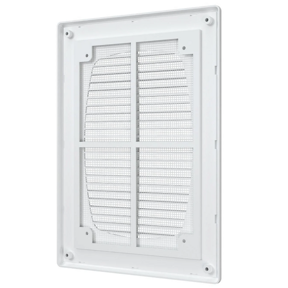 Вытяжная вентиляционная решетка из АБС-пластика с рамкой и сеткой Era 1825П 18х25 WhiteВытяжная вентиляционная решетка из АБС-пластика с рамкой и сеткой Era 1825П 18х25 White[image_num]