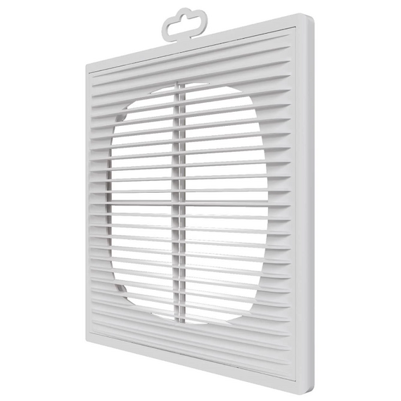 Вытяжная вентиляционная решетка из АБС-пластика с рамкой и сеткой Era 2121П 21х21 WhiteВытяжная вентиляционная решетка из АБС-пластика с рамкой и сеткой Era 2121П 21х21 White[image_num]