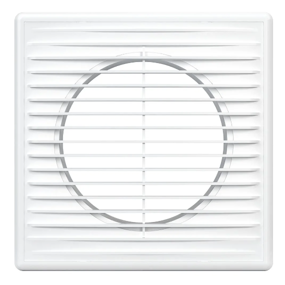 Вытяжная вентиляционная решетка из АБС-пластика с рамкой и фланцем Era 1515П10Ф 15х15 D100 WhiteВытяжная вентиляционная решетка из АБС-пластика с рамкой и фланцем Era 1515П10Ф 15х15 D100 White[image_num]