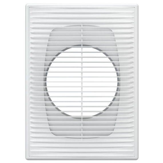 Вытяжная вентиляционная решетка из АБС-пластика с рамкой и фланцем Era 1825П12Ф 18х25 D125 WhiteВытяжная вентиляционная решетка из АБС-пластика с рамкой и фланцем Era 1825П12Ф 18х25 D125 White[image_num]