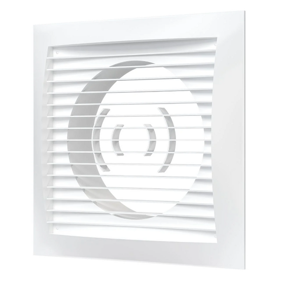 Вытяжная вентиляционная решетка из АБС-пластика с фланцем Era 2020РС16Ф 20х20 D160 White
