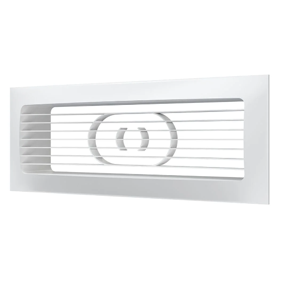 Вытяжная вентиляционная решетка из АБС-пластика с фланцем Era 620РСФ 23x9 White