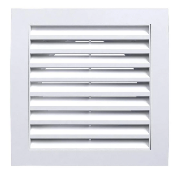 Вытяжная вентиляционная решетка из АБС-пластика с фланцем Era 1515RR10F 15x15 D100 White