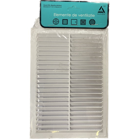Вытяжная вентиляционная решетка из ПВХ Aluvent 1319V 13x19 WhiteВытяжная вентиляционная решетка из ПВХ Aluvent 1319V 13x19 White[image_num]