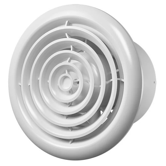 Осевой вытяжной потолочный вентилятор Auramax RF 4 D100 White