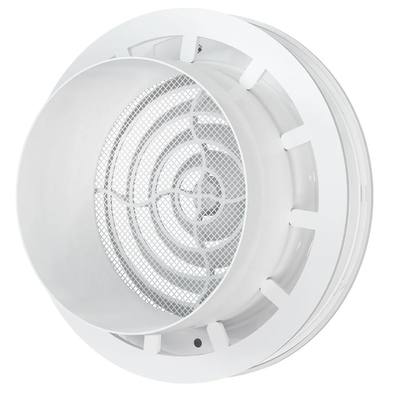 Диффузор приточно-вытяжной со стопорным кольцом и фланцем д.100 ЭраДиффузор приточно-вытяжной со стопорным кольцом и фланцем д.100 Эра[image_num]