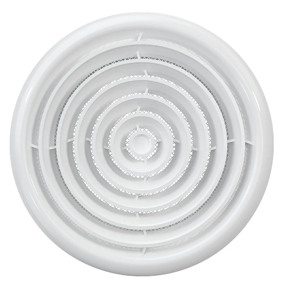 Диффузор приточно-вытяжной со стопорным кольцом и фланцем д.125 ЭраДиффузор приточно-вытяжной со стопорным кольцом и фланцем д.125 Эра[image_num]