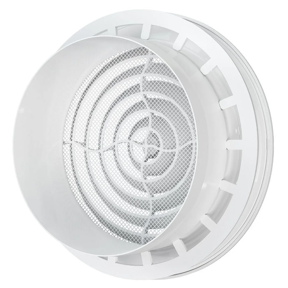 Диффузор приточно-вытяжной со стопорным кольцом и фланцем д.125 ЭраДиффузор приточно-вытяжной со стопорным кольцом и фланцем д.125 Эра[image_num]