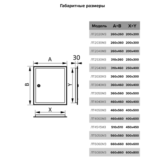 Люк ревизионный металлический с замком 20х30 ЭраЛюк ревизионный металлический с замком 20х30 Эра[image_num]