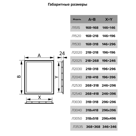 Ревизионный люк стенной 15х20 ABS ЭраРевизионный люк стенной 15х20 ABS Эра[image_num]