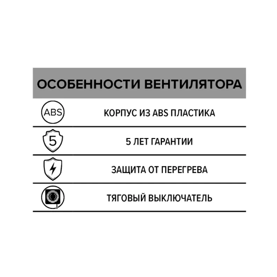 Осевой вытяжной вентилятор с выключателем Era E 125-02 D125 WhiteОсевой вытяжной вентилятор с выключателем Era E 125-02 D125 White[image_num]