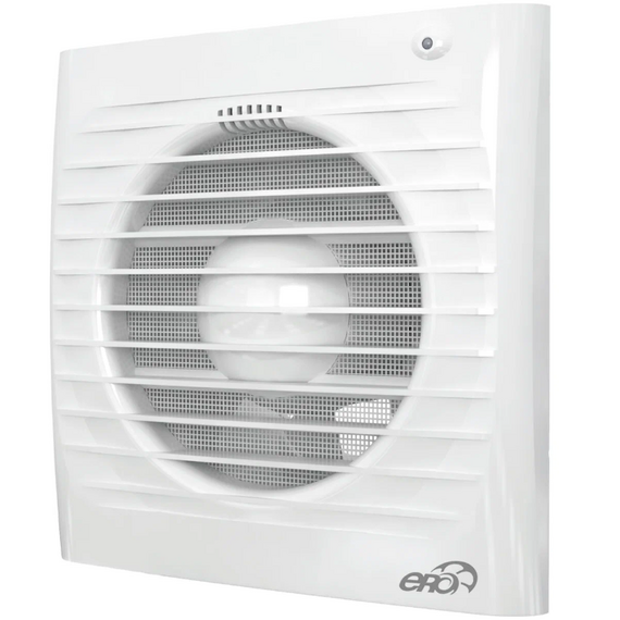 Осевой вытяжной вентилятор с сеткой ERA 6S D150 White