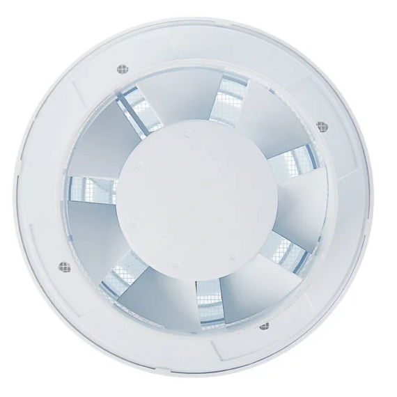 Осевой вытяжной потолочный вентилятор с сеткой Auramax RF 5S D125 WhiteОсевой вытяжной потолочный вентилятор с сеткой Auramax RF 5S D125 White[image_num]