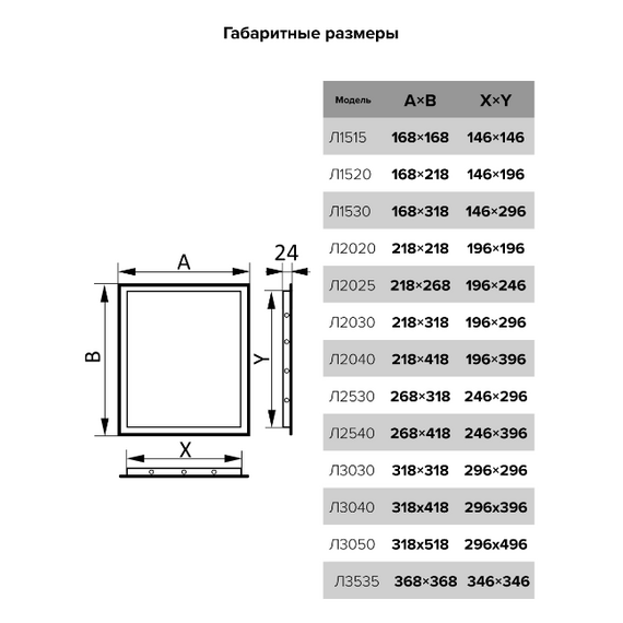 Ревизионный люк стенной 30х30 ABS ЭраРевизионный люк стенной 30х30 ABS Эра[image_num]