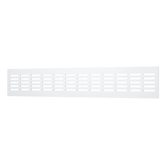 Вентиляционная решетка для дверей и подоконников Era 4808DP AL 48х8 White