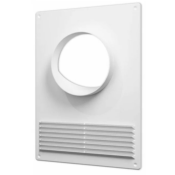 Площадка торцевая пластиковая с решеткой 18х25, d.125 ЭраПлощадка торцевая пластиковая с решеткой 18х25, d.125 Эра[image_num]