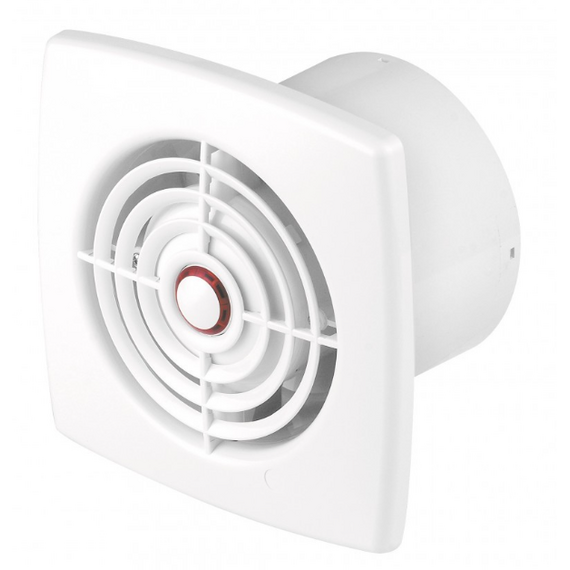 Осевой вытяжной вентилятор с датчиком и таймером Awenta RETIS WR100H D100 White