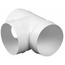 Тройник круглый д.125 Awenta