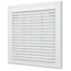 Вытяжная вентиляционная решетка с сеткой Auramax A2121R 21x21 White