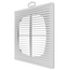 Вытяжная вентиляционная решетка из АБС-пластика с рамкой и сеткой Era 2121П 21х21 WhiteВытяжная вентиляционная решетка из АБС-пластика с рамкой и сеткой Era 2121П 21х21 White[image_num]