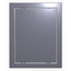 Ревизионный люк стенной dark gray metal Л2030  Эра
